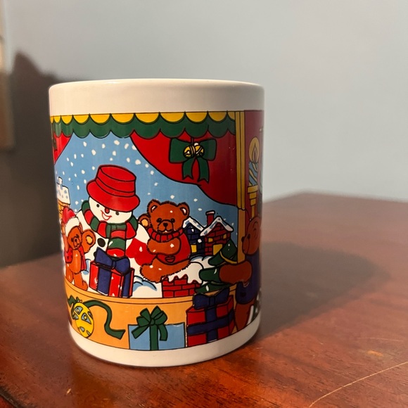 Anco Merchandise Christmas Teddy Bear Snowman Winter Cozy Decor Mug Preowned - Picture 16 of 16
